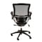 Flash Furniture Black Mid-Back Mesh Office Chair with Flip-Up Arms BL-8801X-BK-GG - alternate 6